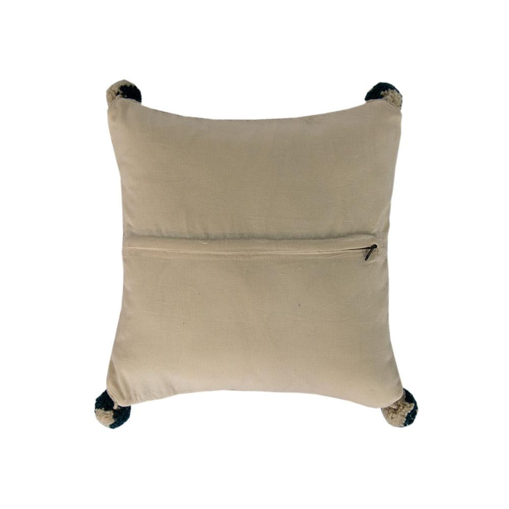 Belegui Flat Weaved Pillow Cover, Boho Decor Pillow with Caramel and